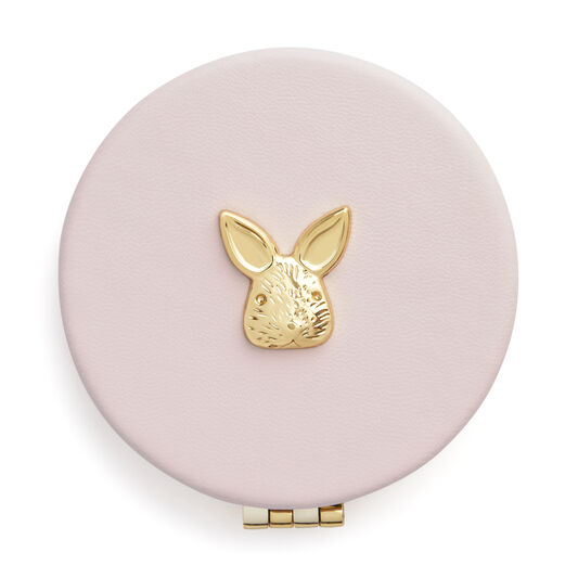 3D Bunny Compact Mirror Blossom & Gold