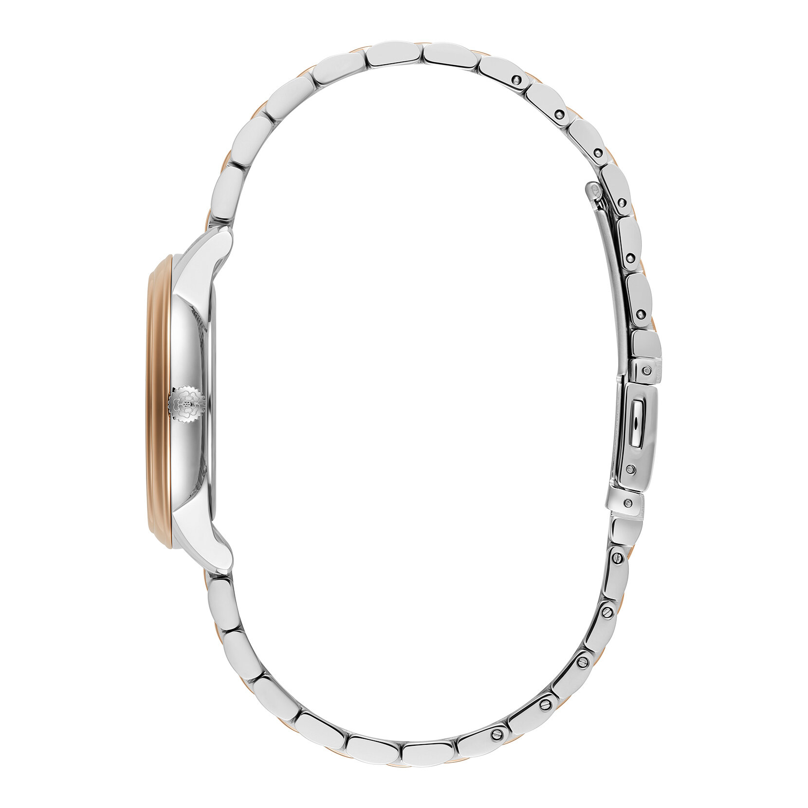 Montre Swirl Noir & Bracelet Bicolore 32mm