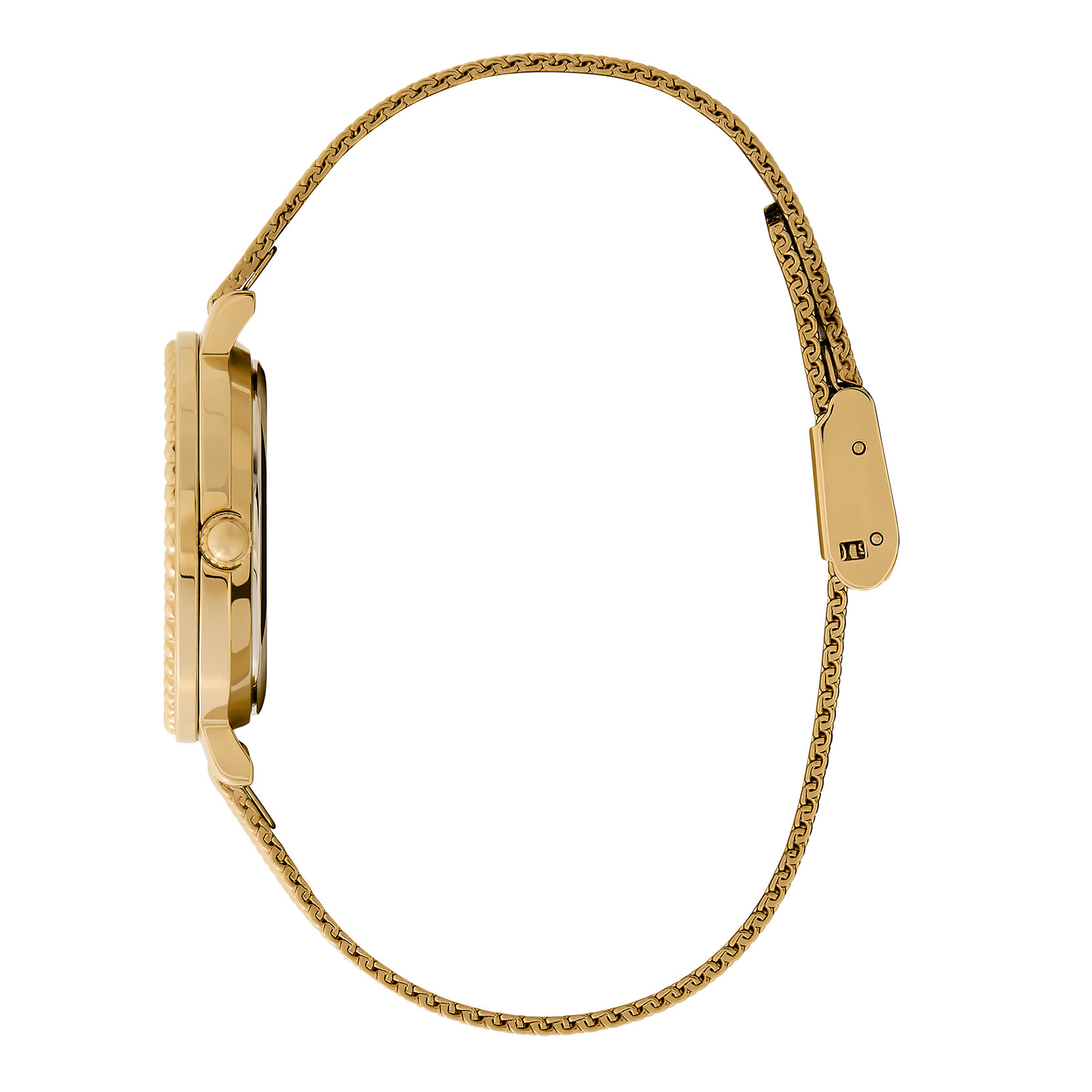 30mm Vintage Bead Gold Mesh Watch