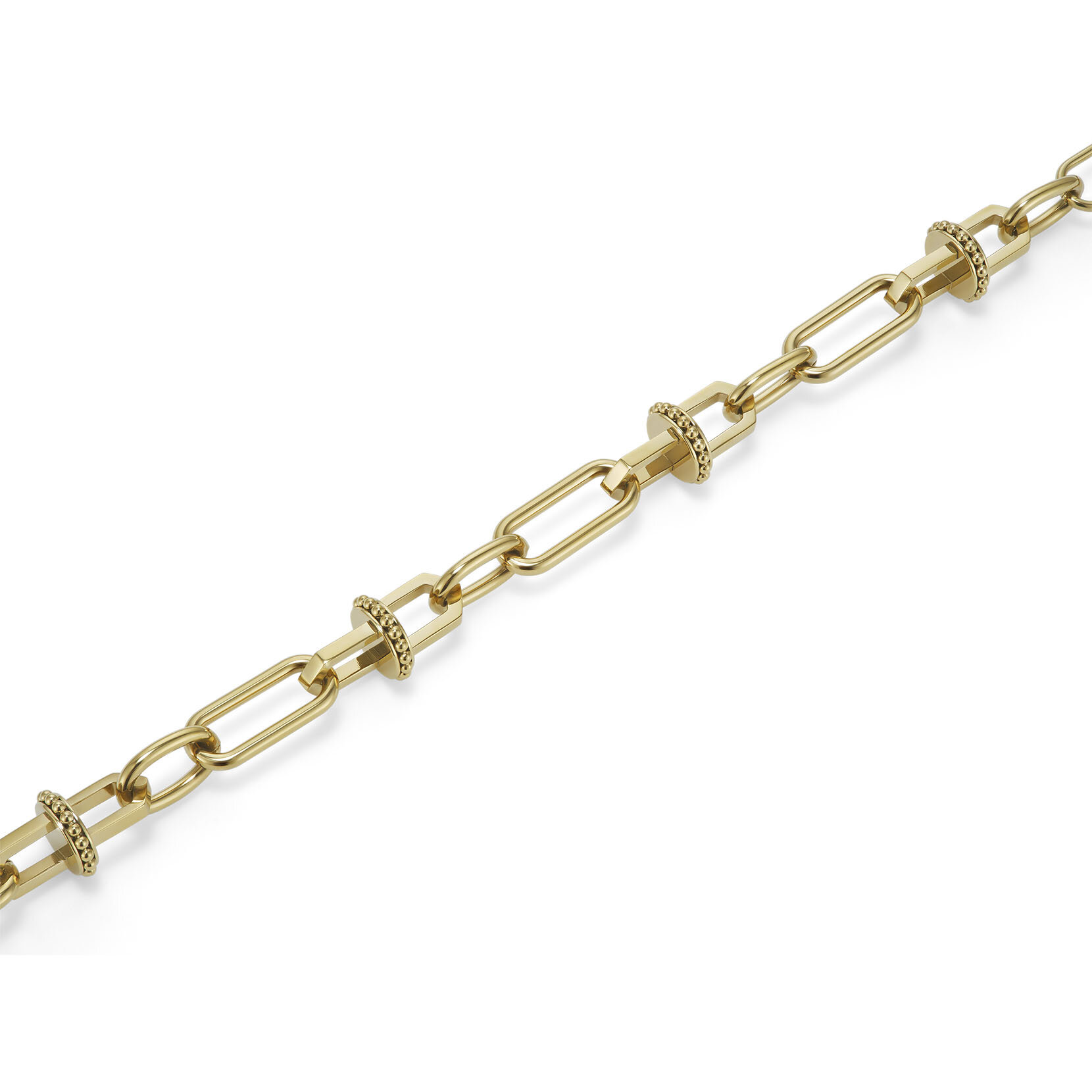Mini Anchor Link Gold Plated Bracelet