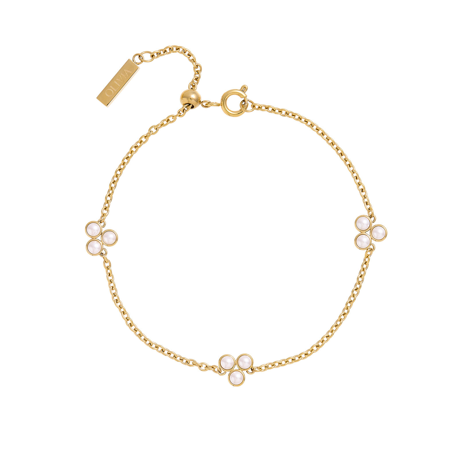 Bracelet à perles Or
