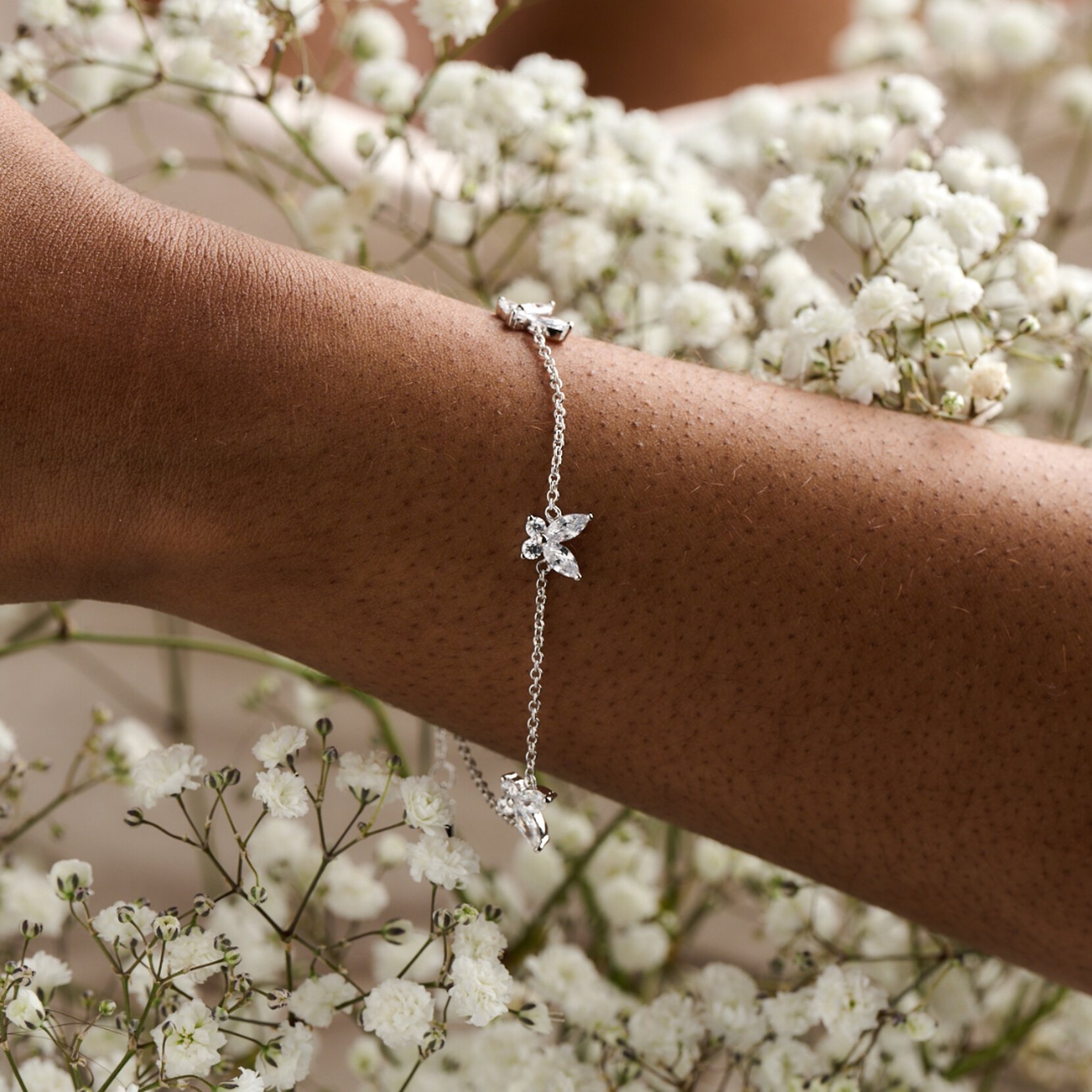 Silver Marquise Bracelet