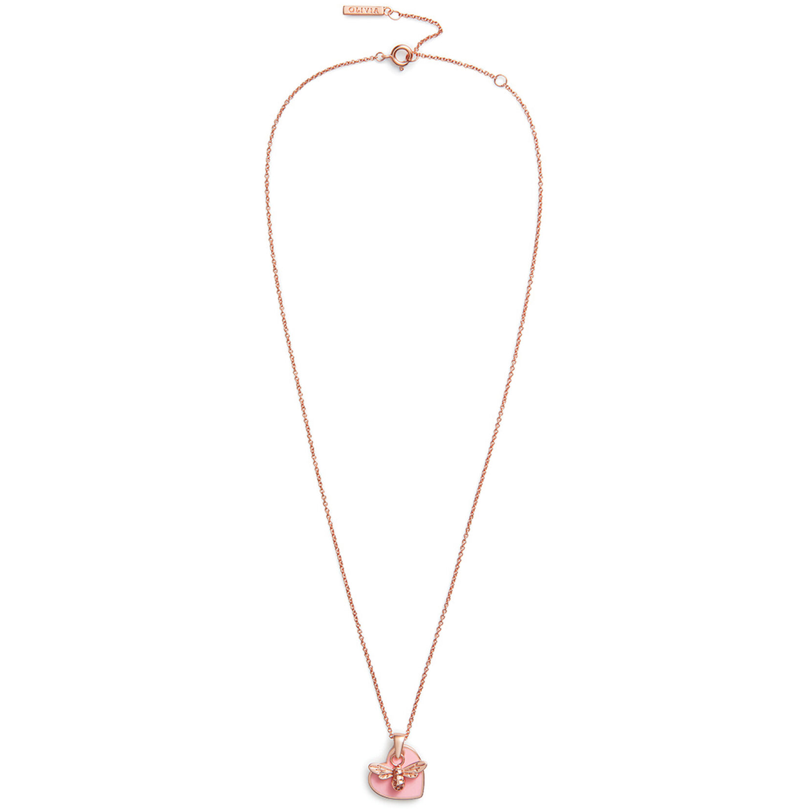 Collier You have my Heart rose et or rose