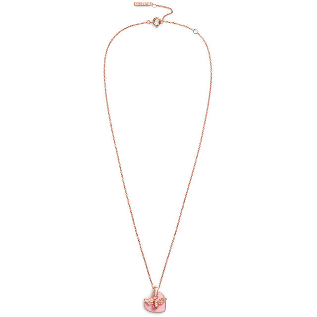 Collier You have my Heart rose et or rose