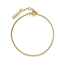 Venetian Gold Plated Box Chain Bracelet