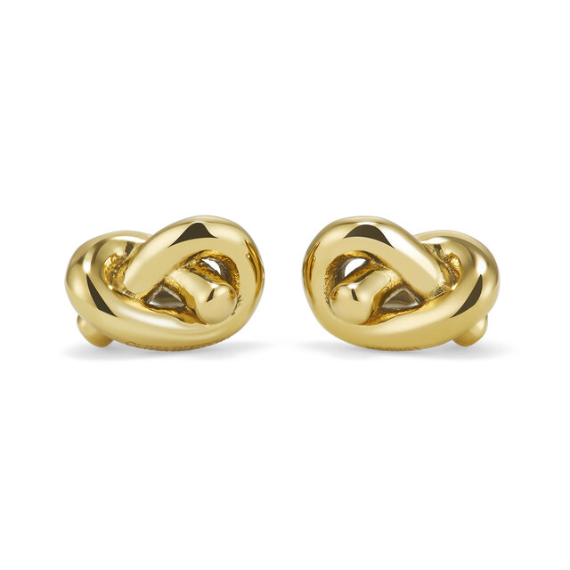 Clous d’oreille Nœud d’Amour Or plaqué