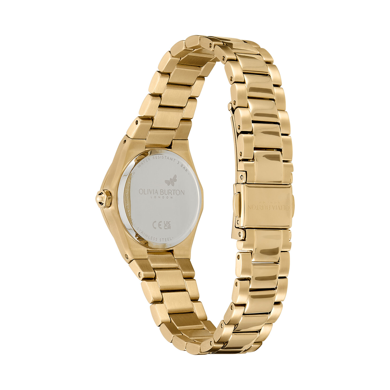 Montre Mini Hexa Champignon et Or 28 mm