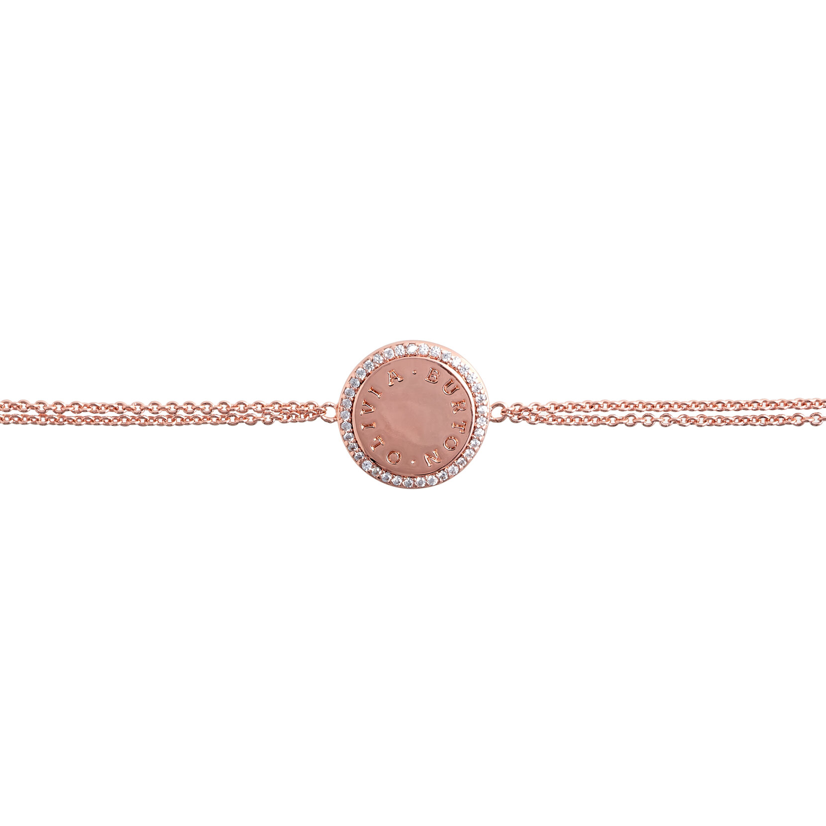 Rose Gold Disc Bracelet