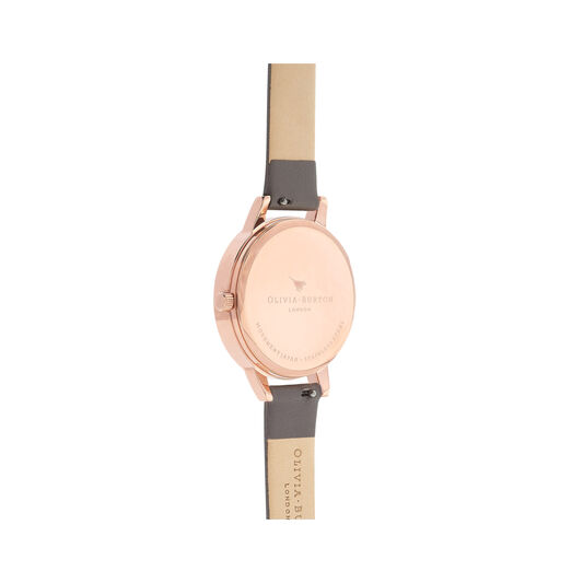 Marble Floral London Grey & Rose Gold
