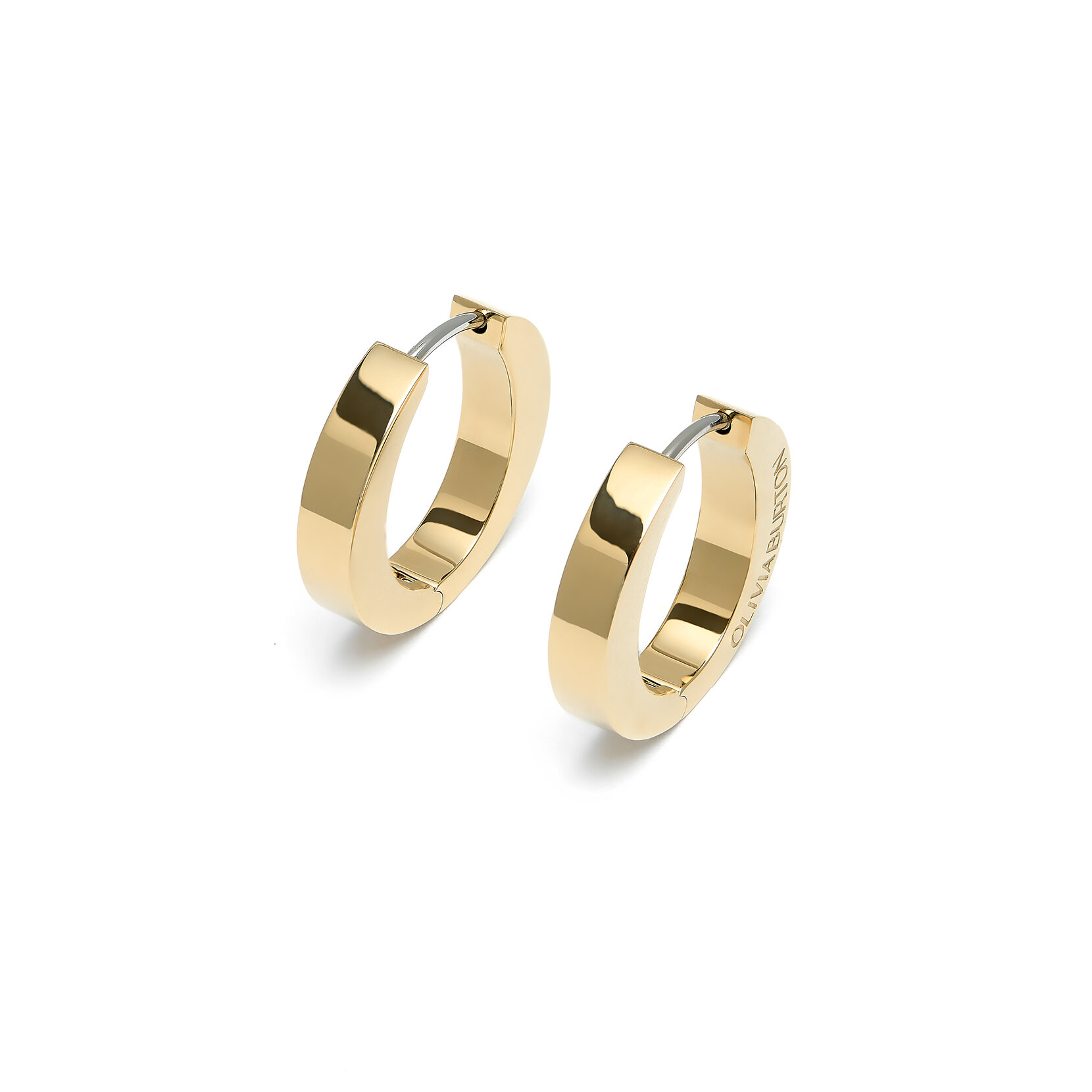 O Gold Hoop Earrings