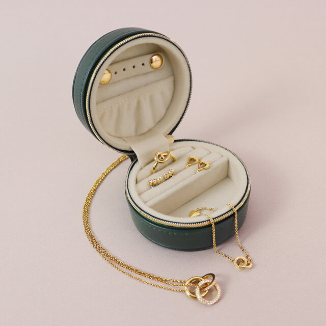 Olivia Burton Round Travel Jewelry Case
