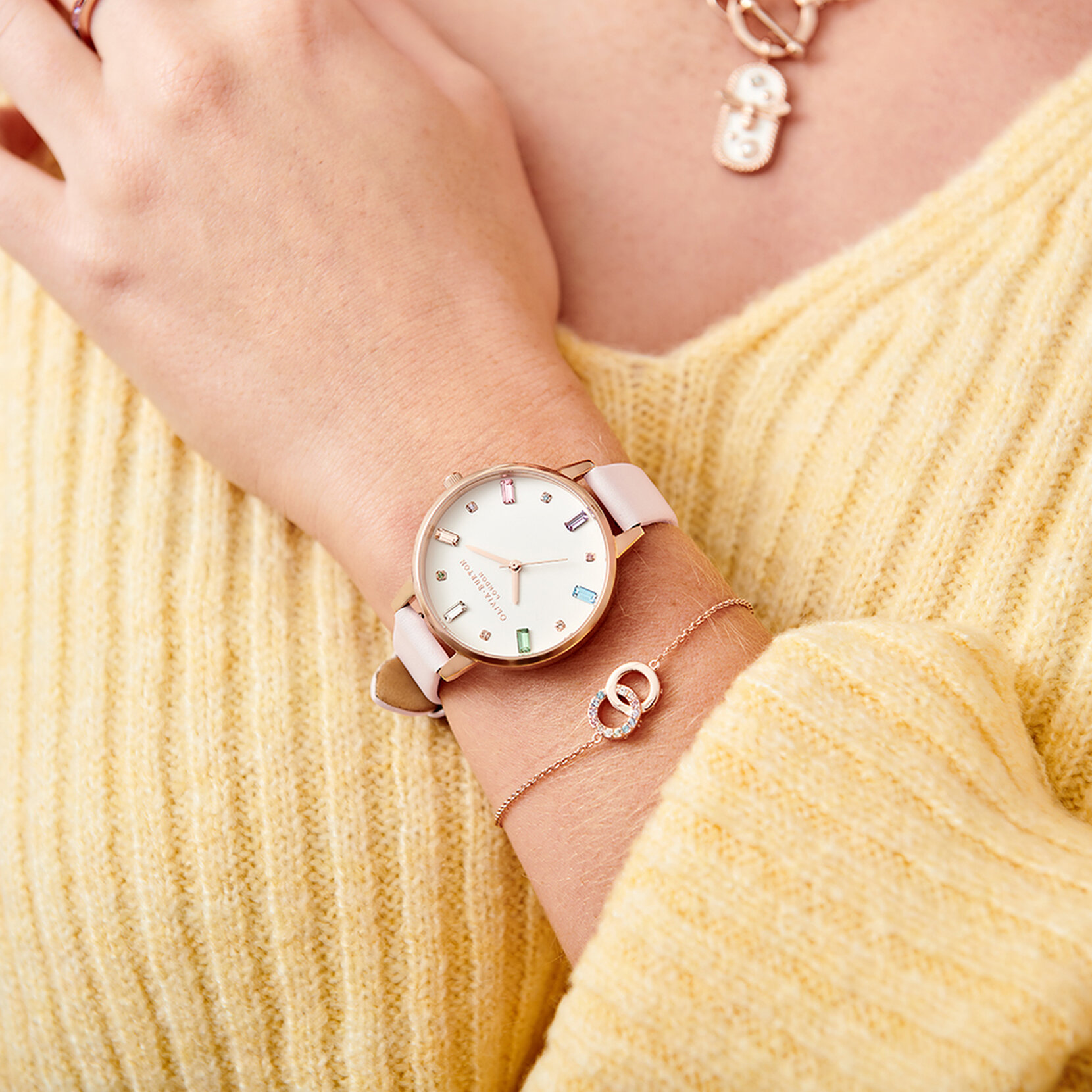 Rainbow Blossom & Rose Gold