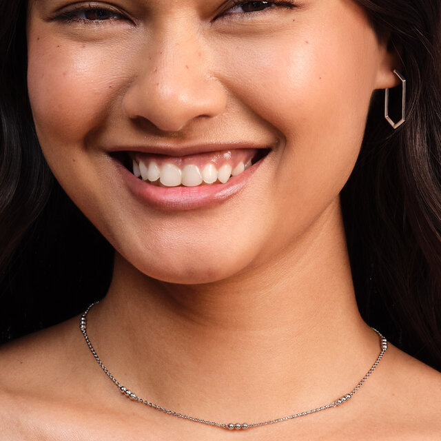 Collier Superposition Ever Stacked Perles Argent