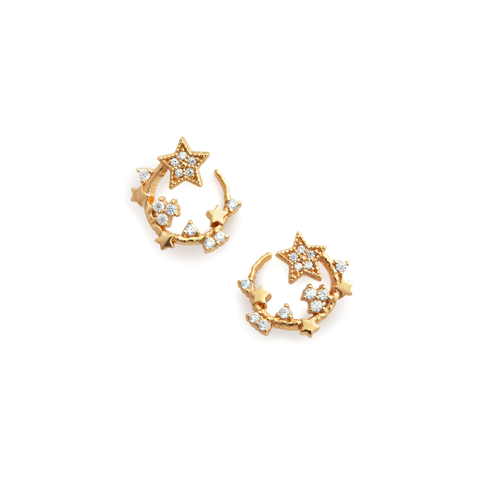 Celestial Gold Star Earrings