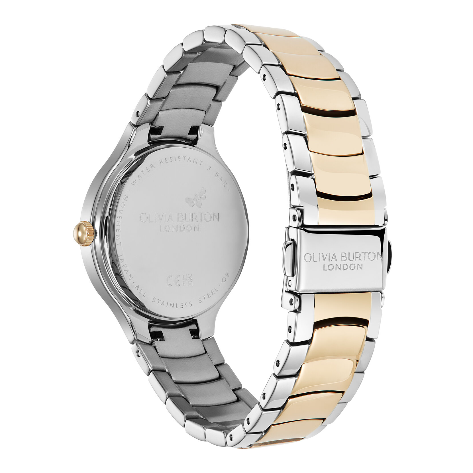 34mm Lea White & Two Tone Bracelet Watch