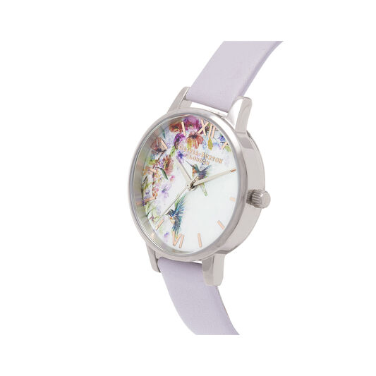 Painterly Prints Parma Violet, Rose Gold & Silver