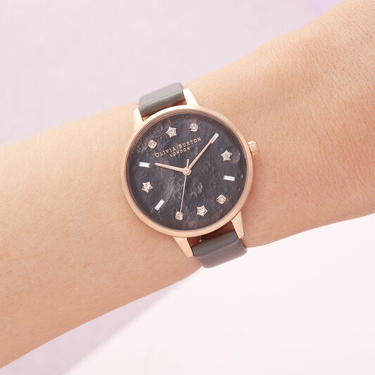 Vegan London Gray Rose Gold Olivia Burton London