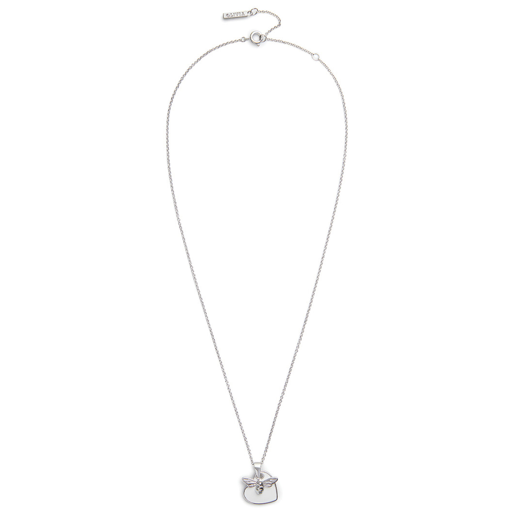 Collier You have my Heart blanc et argent