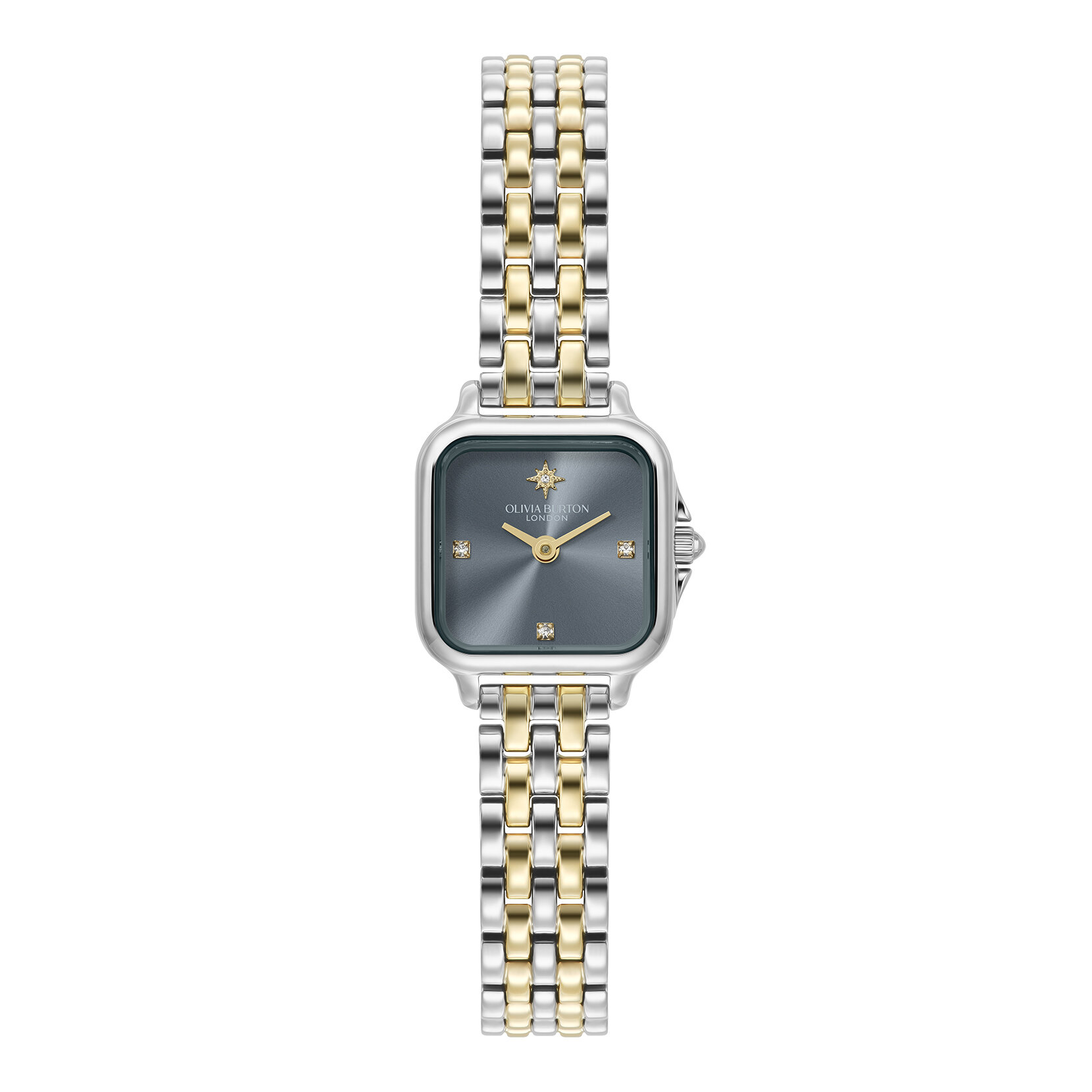 20mm Mini Grosvenor Chalk Blue & Two Tone Bracelet Watch