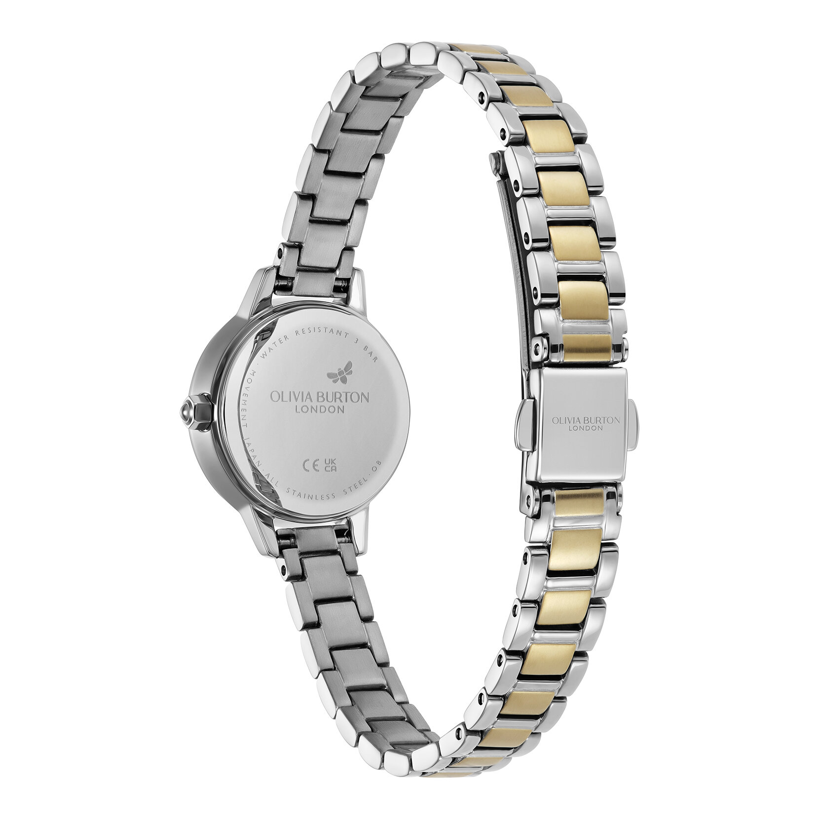 23mm Mini White & Two Tone Bracelet Watch