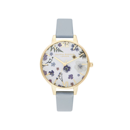 Artisan Vegan Blue & Gold Watch