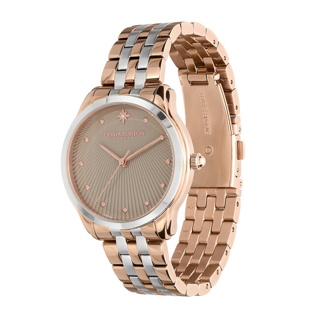 36mm Starlight Grey & Two Tone Bracelet Watch