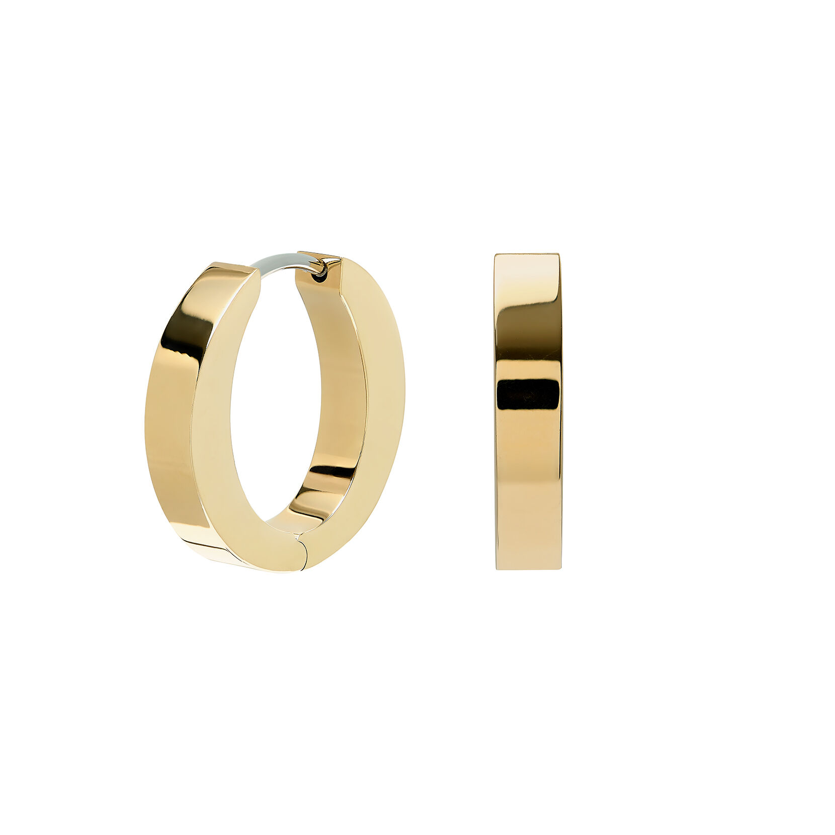 O Gold Hoop Earrings