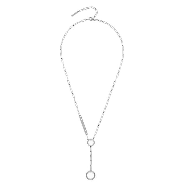Linear Silver Necklace