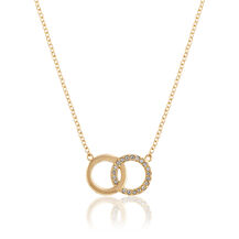 Collier Classic Bejewelled Interlink or