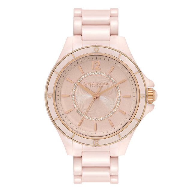 36mm Ceramic Blush Bracelet Watch