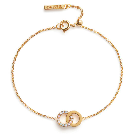 Bejeweled Classics Gold Interlink Bracelet