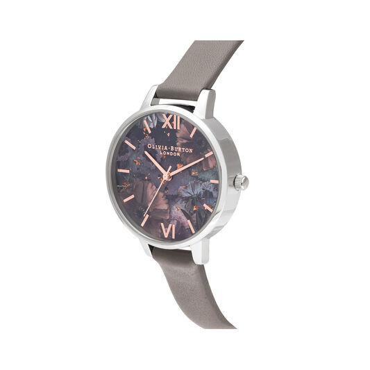 Celestial Grey & Silver Watch