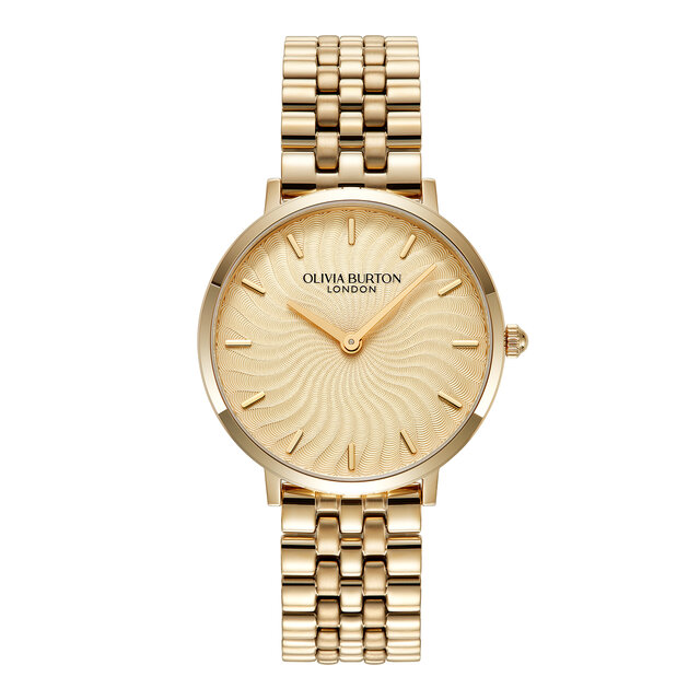 35mm Radiant Sun Gold Bracelet Watch