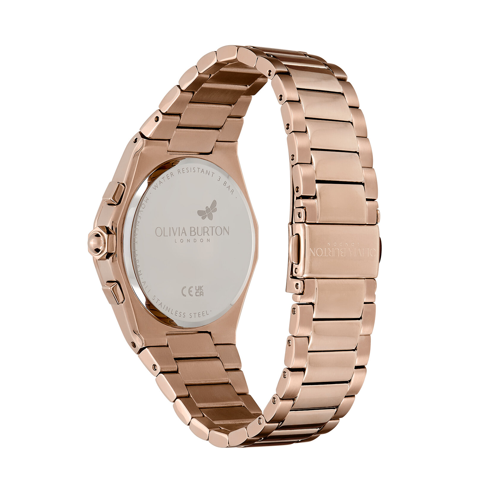 Sports Luxe 38mm Hexa Multi-Function Blush & Carnation Gold 