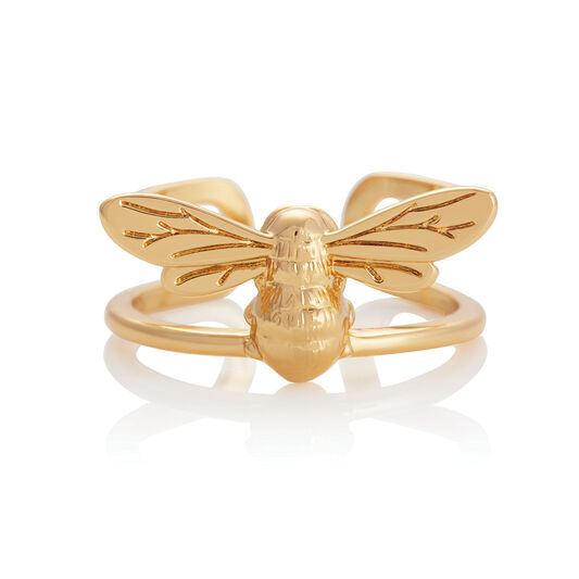 Lucky Bee Ring Gold