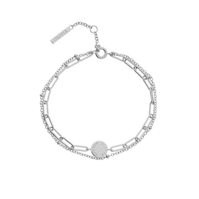Bracelet multirang Illusion Argent