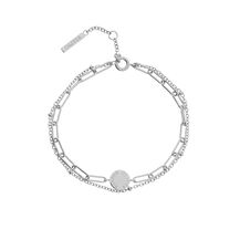 Illusion Silver Stacking Bracelet