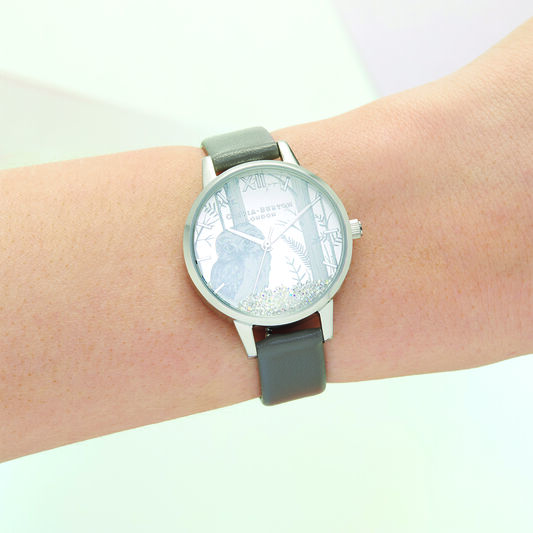 Snow Globe Vegan London Grey & Silver