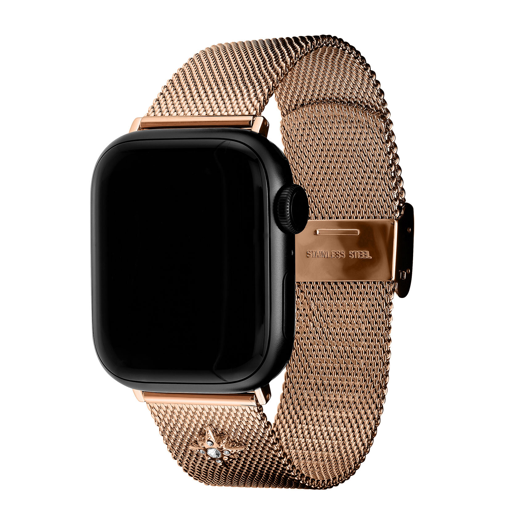 Rose Gold Celestial Mesh Strap