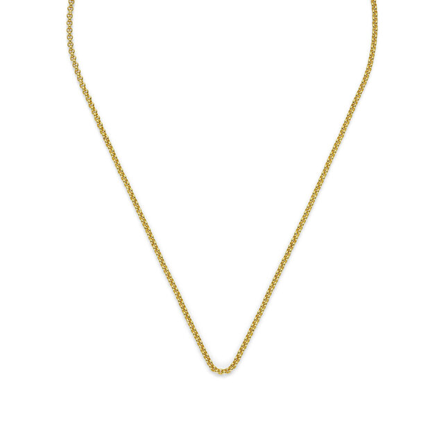 Petite Rolo Gold Plated Chain Necklace