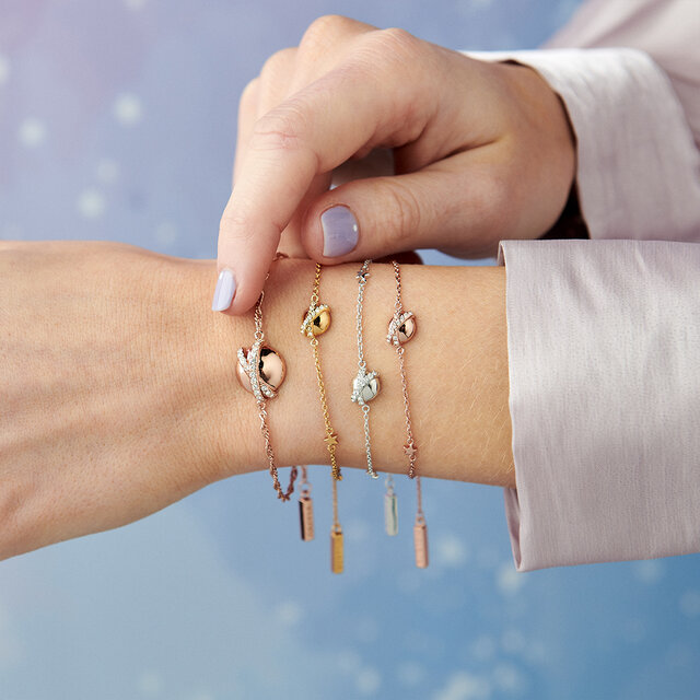 Rose Gold Planet Bracelet