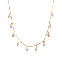 Collier à breloques Classic Crystal or