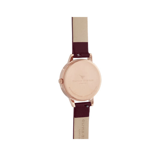 Midi Lapis Lazuli & Burgundy Watch