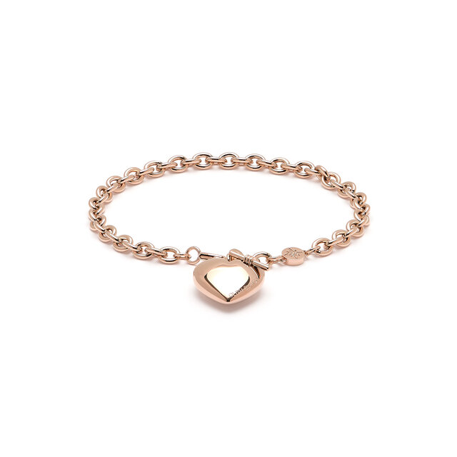 Bracelet Cœur et Nœud Or rose