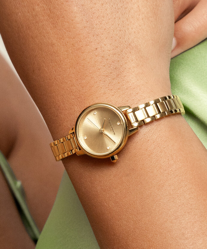 Classic 23mm Mini Gold Bracelet Watch | Olivia Burton London