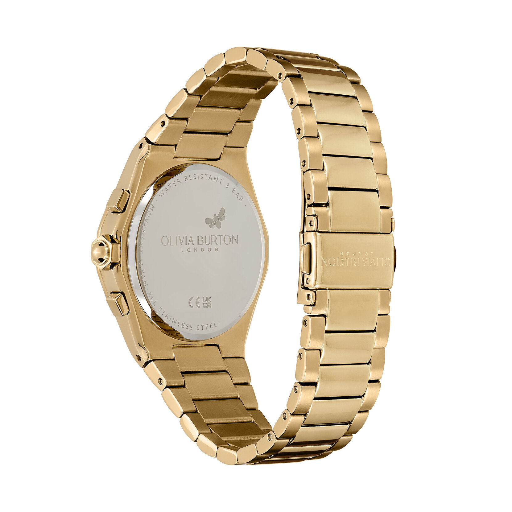 38mm Hexa Multi-Function Champagne & Gold Bracelet Watch