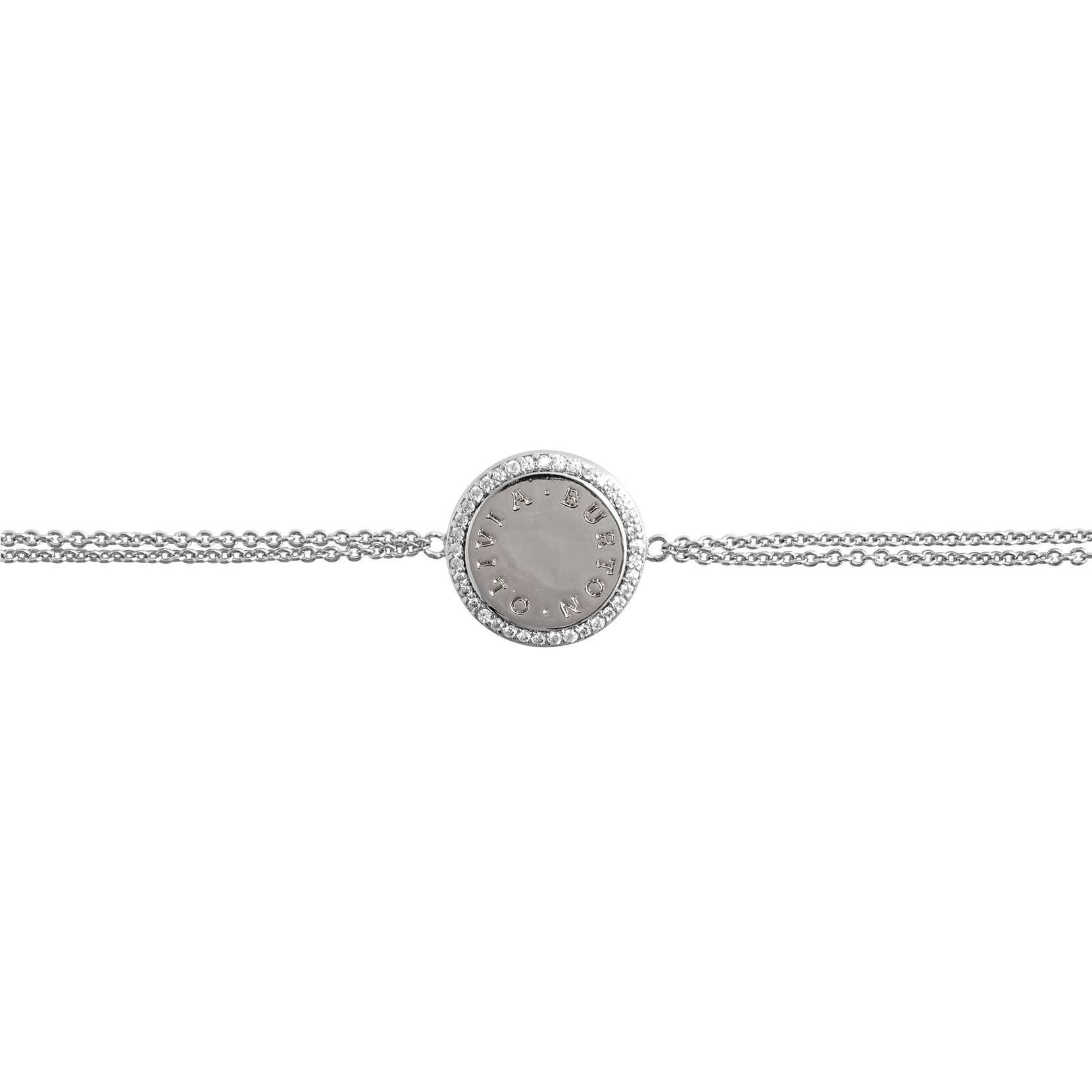 Silver Disc Bracelet