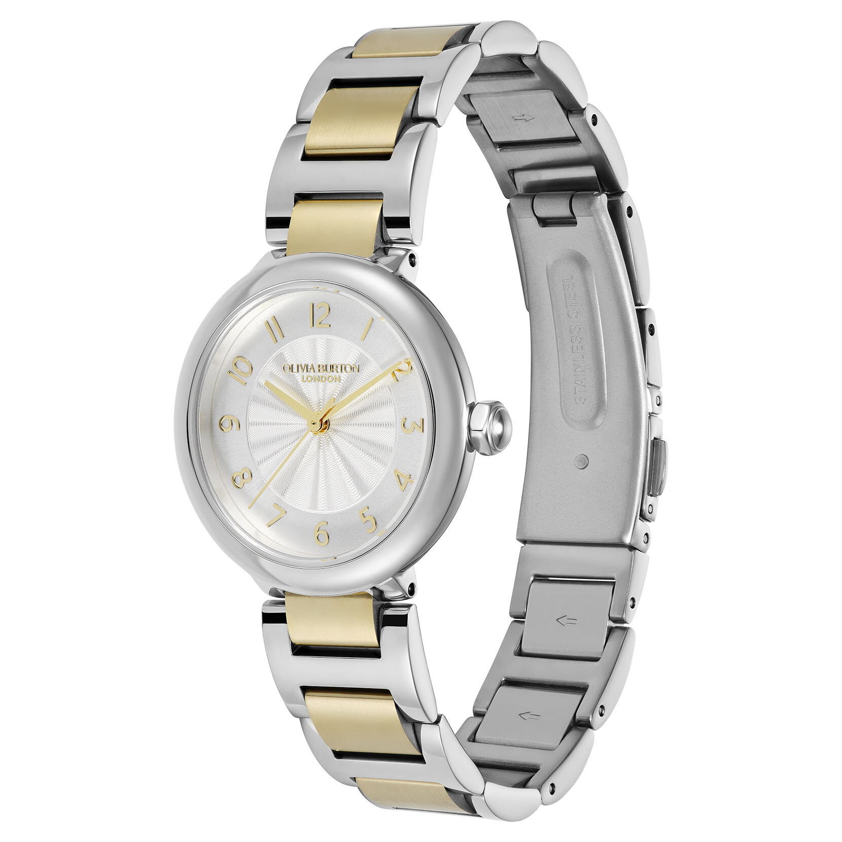 Montre Pembroke Blanc & Bracelet Bicolore 30mm