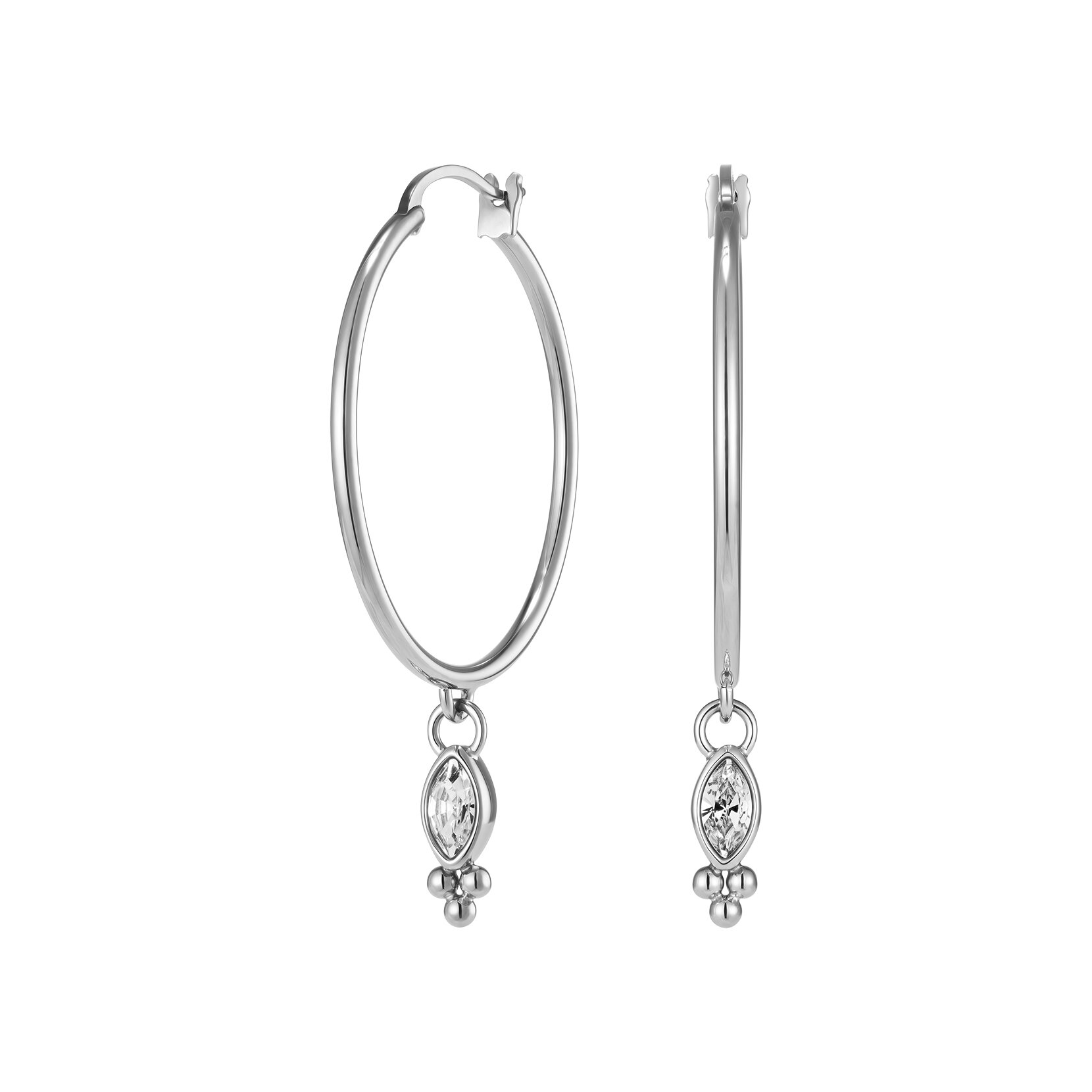 Créoles Dainty Argent