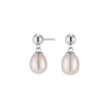 Boucles d'oreilles pendantes Perlées By The Sea Argenté